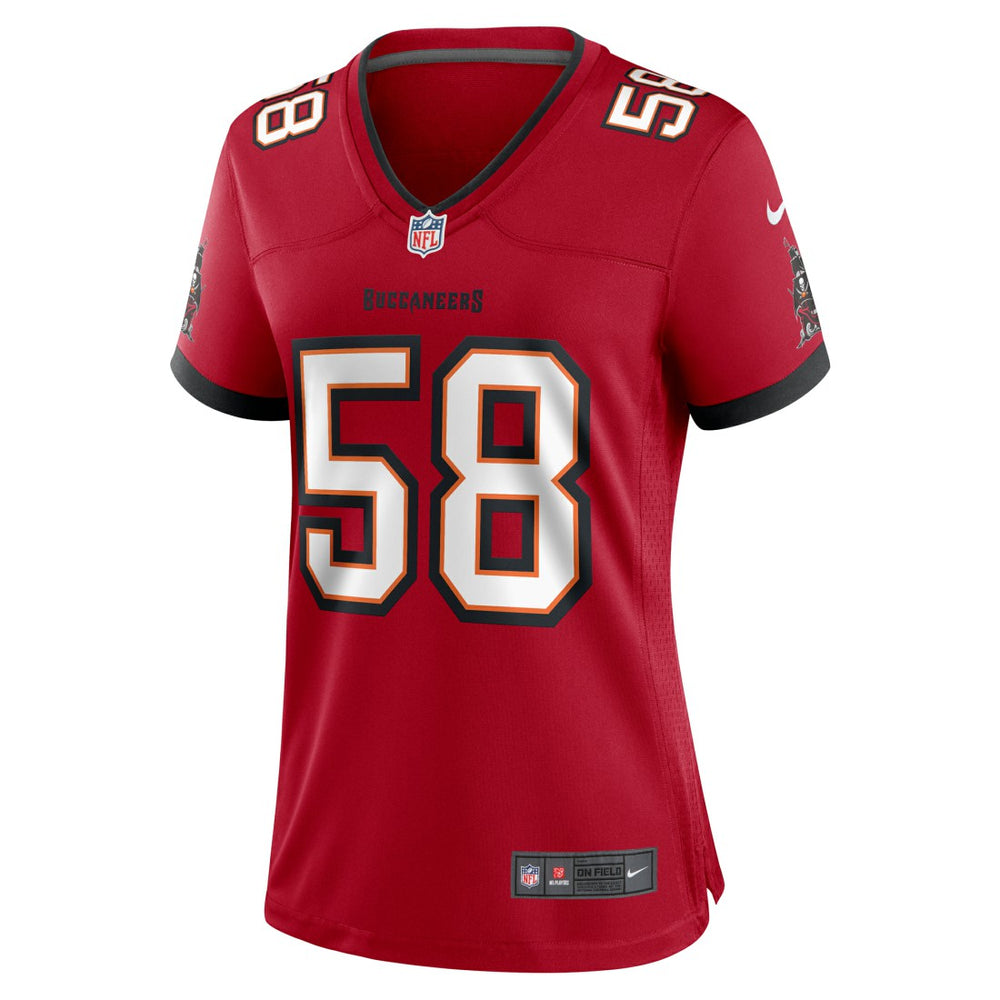 Markees Watts Tampa Bay Buccaneers Women's Game Jersey - Red Jerseys