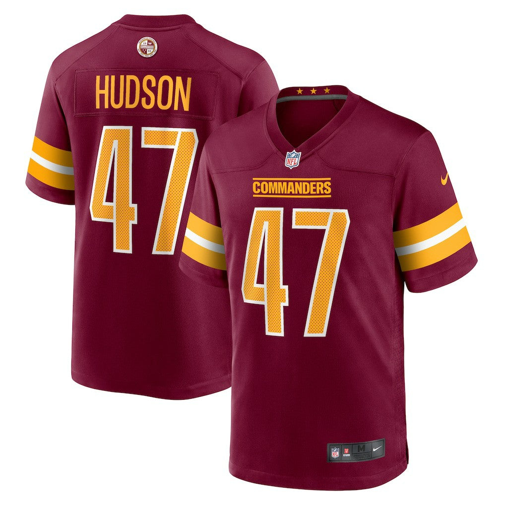 Khaleke Hudson Washington Commanders Game Jersey - Burgundy Jerseys