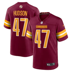 Khaleke Hudson Washington Commanders Game Jersey - Burgundy Jerseys