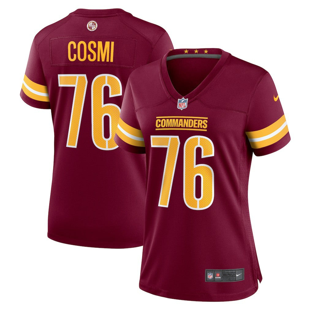 Sam Cosmi Washington Commanders Women's Game Jersey - Burgundy Jerseys