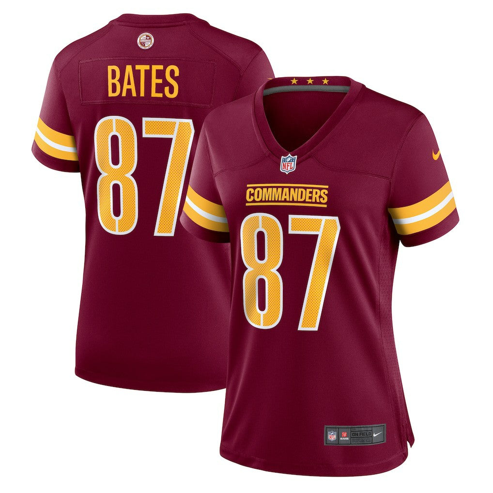 John Bates Washington Commanders Women's Game Jersey - Burgundy Jerseys