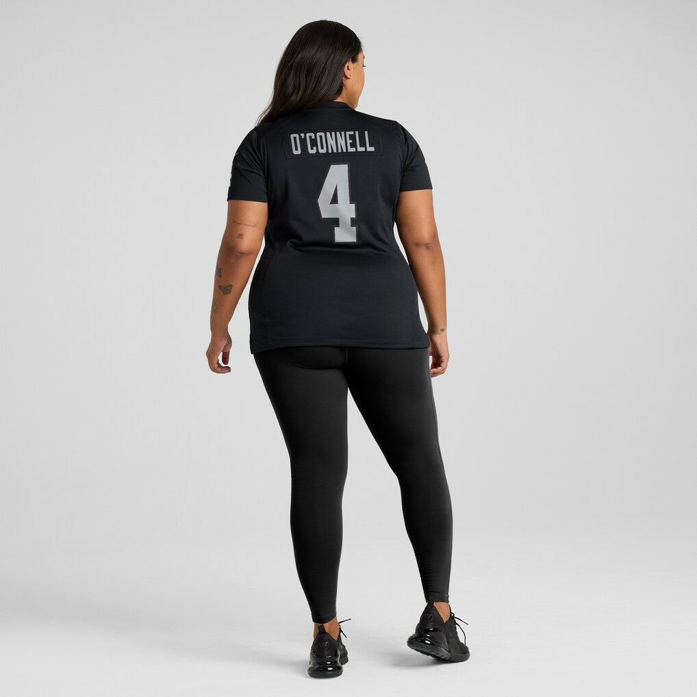 Aidan O'Connell Las Vegas Raiders Women's Game Jersey - Black Jerseys