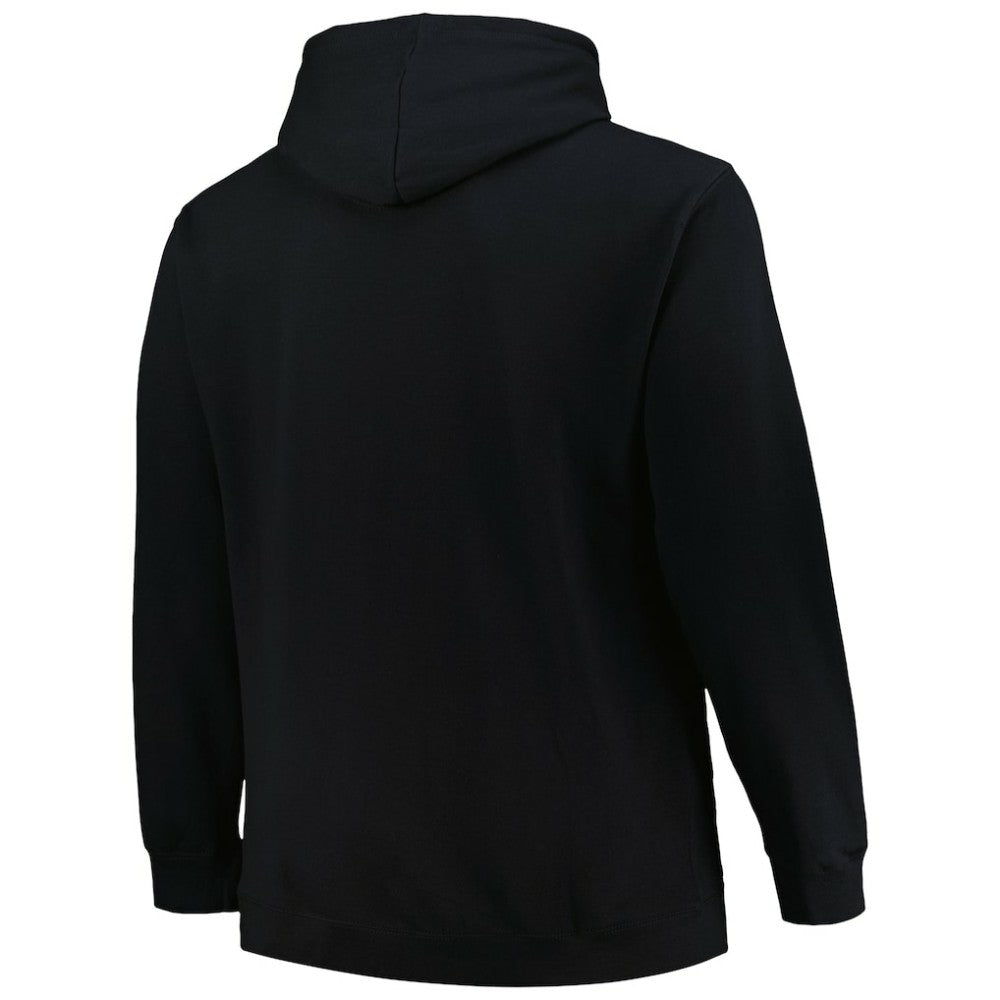Pittsburgh Penguins Profile Big & Tall Arch Over Logo Pullover Hoodie - Black | US 200745670