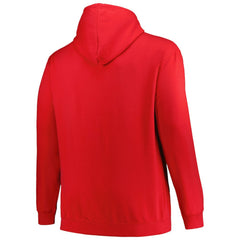 Florida Panthers Profile Big & Tall Arch Over Logo Pullover Hoodie - Red | US 200745678