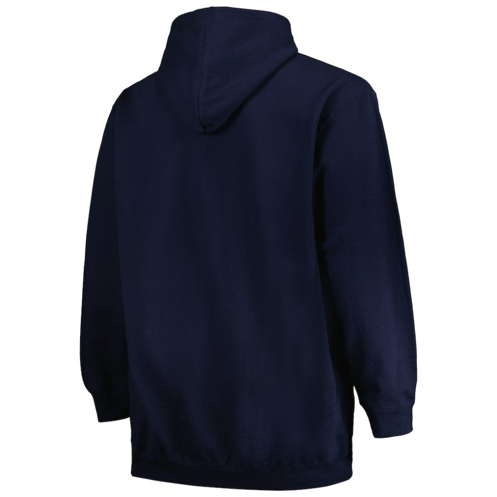 Seattle Kraken Profile Big & Tall Arch Over Logo Pullover Hoodie - Deep Sea Blue | US 200745680