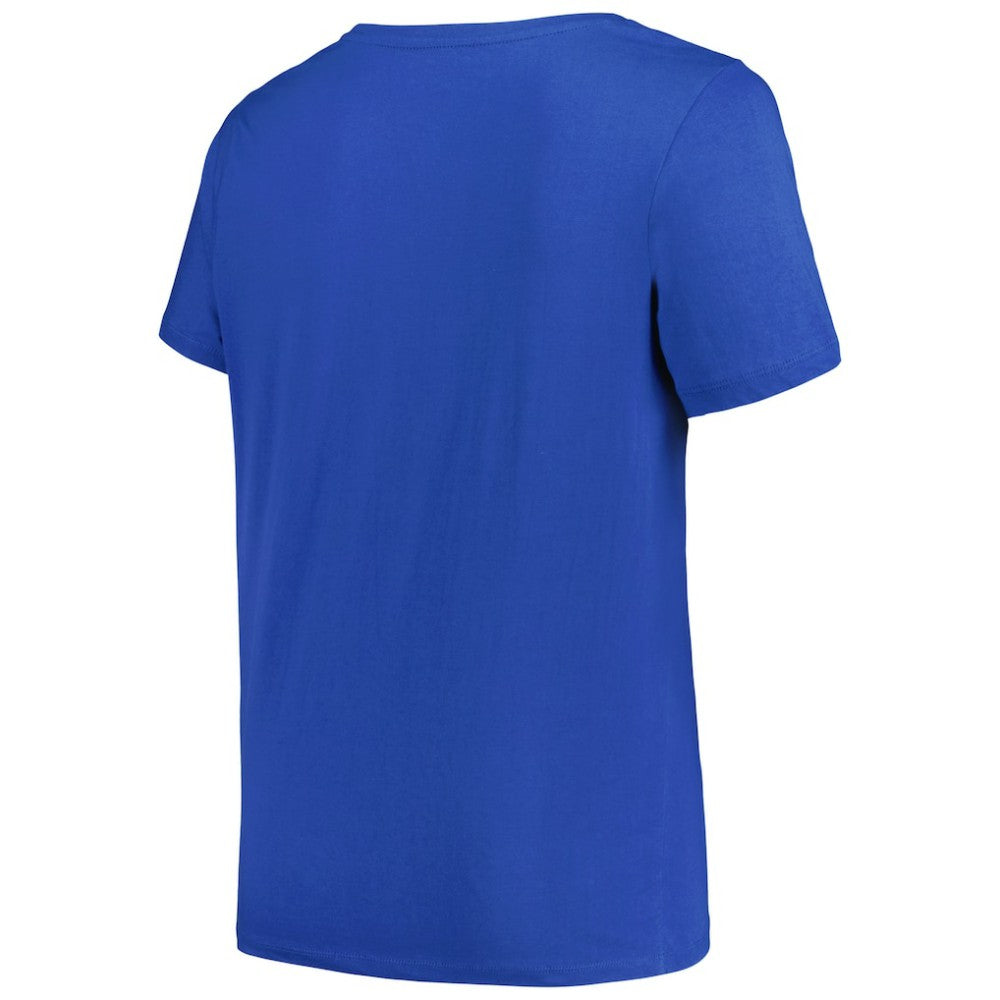 Tampa Bay Lightning Profile Women's Plus Size Arch Over Logo T-Shirt - Blue | US 200745691