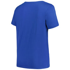 Tampa Bay Lightning Profile Women's Plus Size Arch Over Logo T-Shirt - Blue | US 200745691