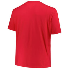 New Jersey Devils Profile Big & Tall Arch Over Logo T-Shirt - Red | US 200745706