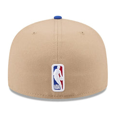 Philadelphia 76ers 2024 NBA Draft 59FIFTY Fitted Hat Tan/Royal - New Era