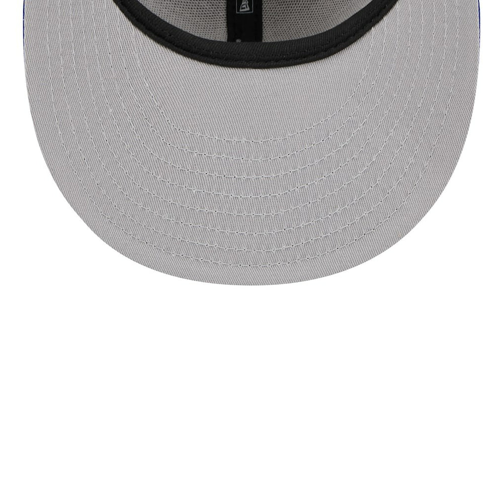 Golden State Warriors 2024 NBA Draft 59FIFTY Fitted Hat Tan/Royal - New Era