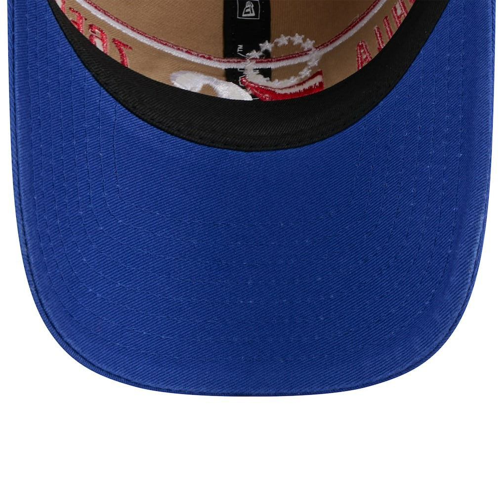 Philadelphia 76ers 2024 NBA Draft 9TWENTY Adjustable Hat Tan/Royal - New Era