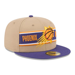 Phoenix Suns 2024 NBA Draft 59FIFTY Fitted Hat Tan/Purple - New Era