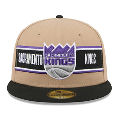 Sacramento Kings 2024 NBA Draft 59FIFTY Fitted Hat Tan/Black - New Era