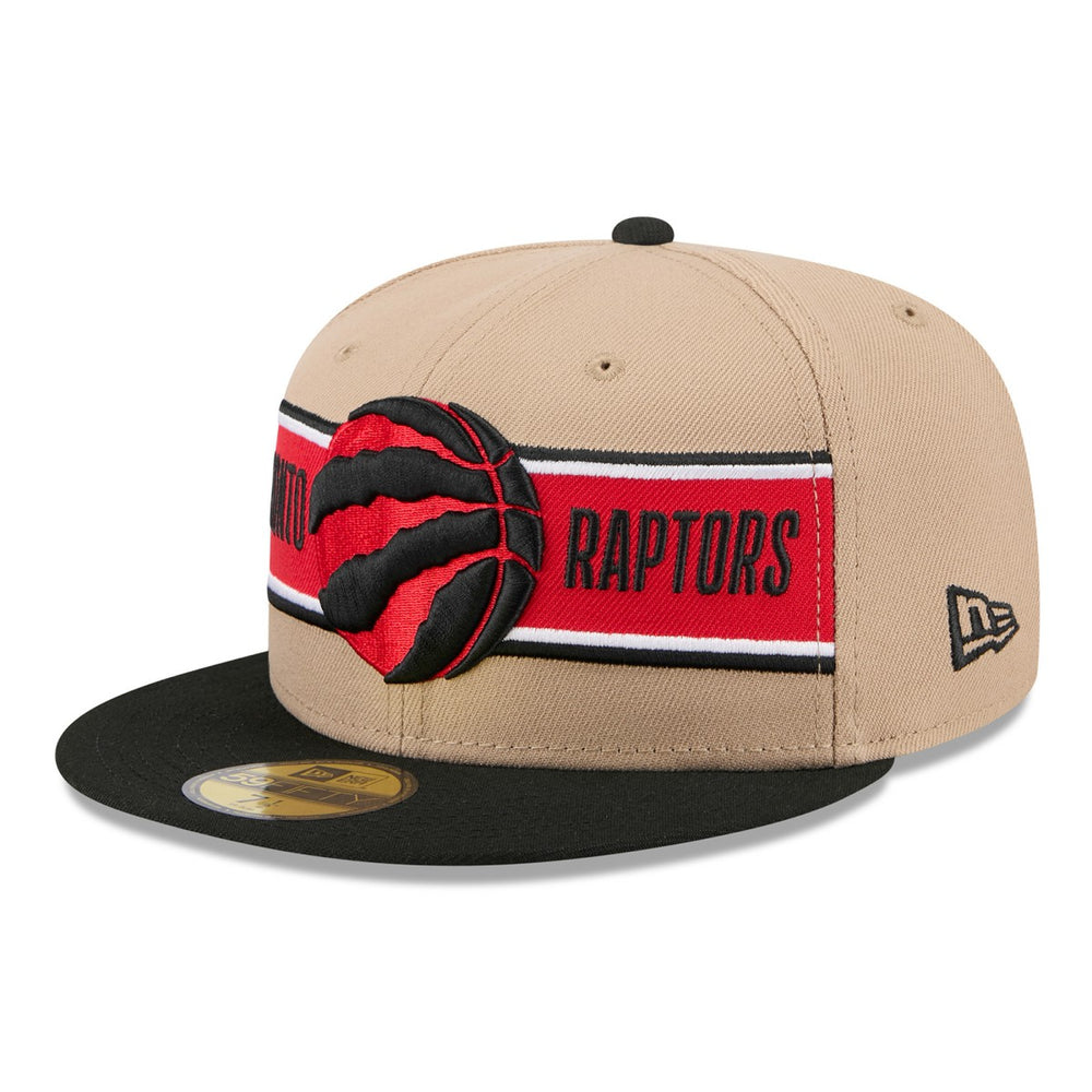 Toronto Raptors 2024 NBA Draft 59FIFTY Fitted Hat Tan/Black - New Era