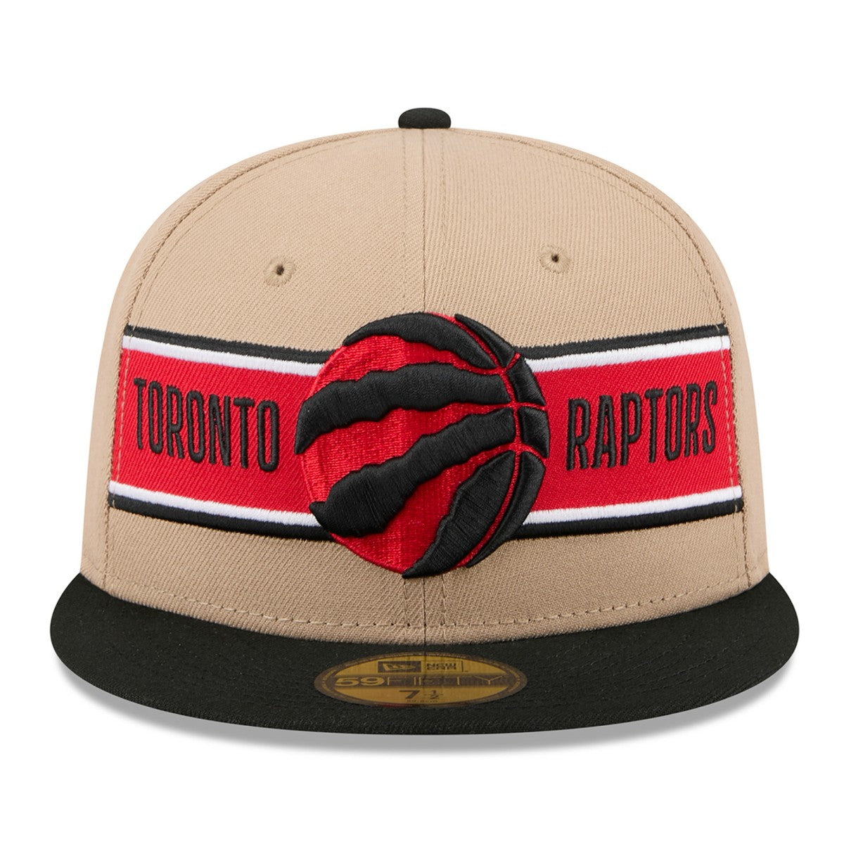 Toronto Raptors 2024 NBA Draft 59FIFTY Fitted Hat Tan/Black - New Era