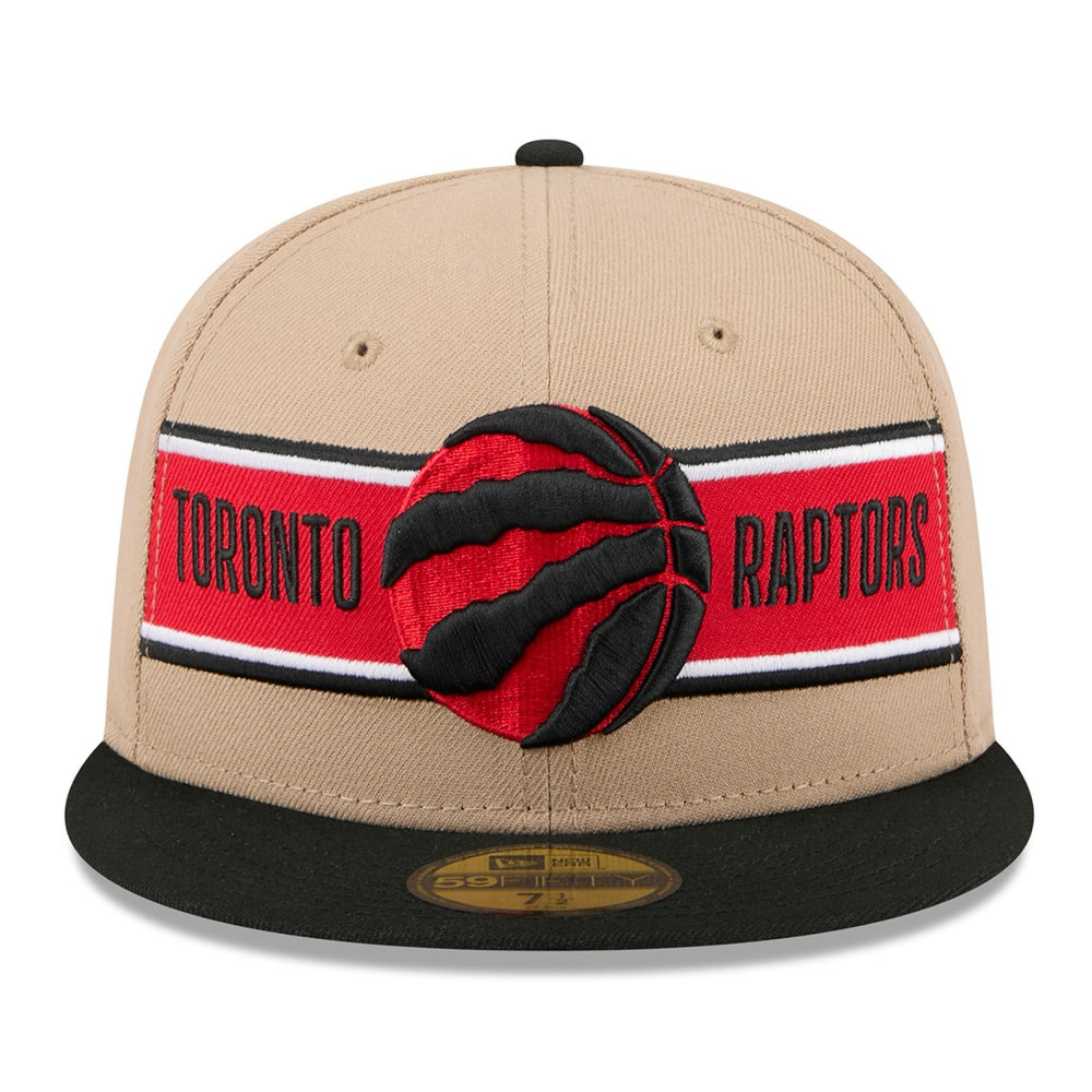 Toronto Raptors 2024 NBA Draft 59FIFTY Fitted Hat Tan/Black - New Era