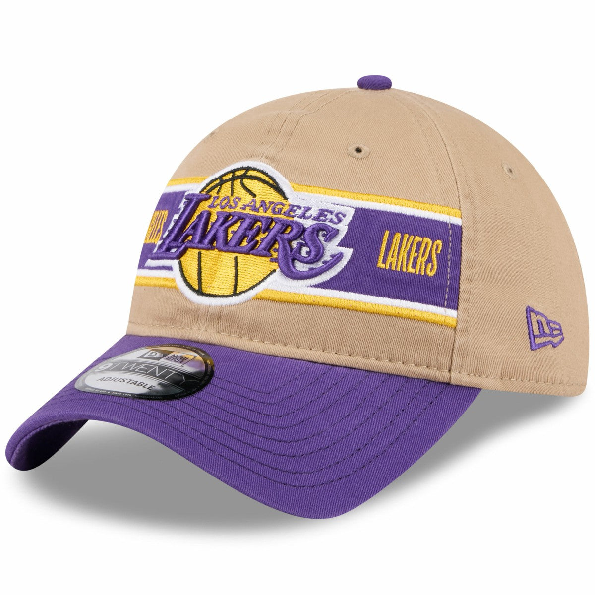 Los Angeles Lakers 2024 NBA Draft 9TWENTY Adjustable Hat Tan/Purple - New Era outlet