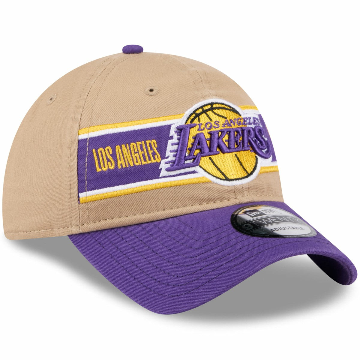 Los Angeles Lakers 2024 NBA Draft 9TWENTY Adjustable Hat Tan/Purple - New Era outlet