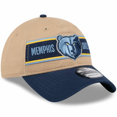 Memphis Grizzlies 2024 NBA Draft 9TWENTY Adjustable Hat Tan/Navy - New Era