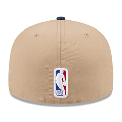 Memphis Grizzlies 2024 NBA Draft 59FIFTY Fitted Hat Tan/Navy - New Era