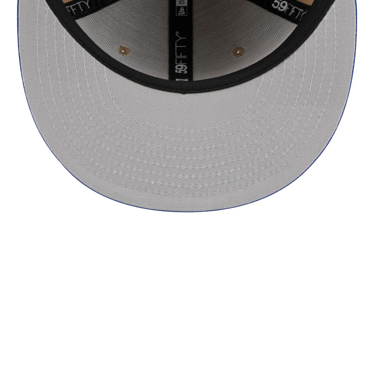 New York Knicks 2024 NBA Draft 59FIFTY Fitted Hat Tan/Blue - New Era