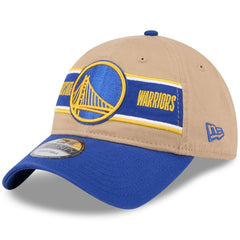Golden State Warriors 2024 NBA Draft 9TWENTY Adjustable Hat Tan/Royal - New Era