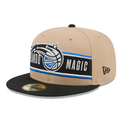 Orlando Magic 2024 NBA Draft 59FIFTY Fitted Hat Tan/Black - New Era
