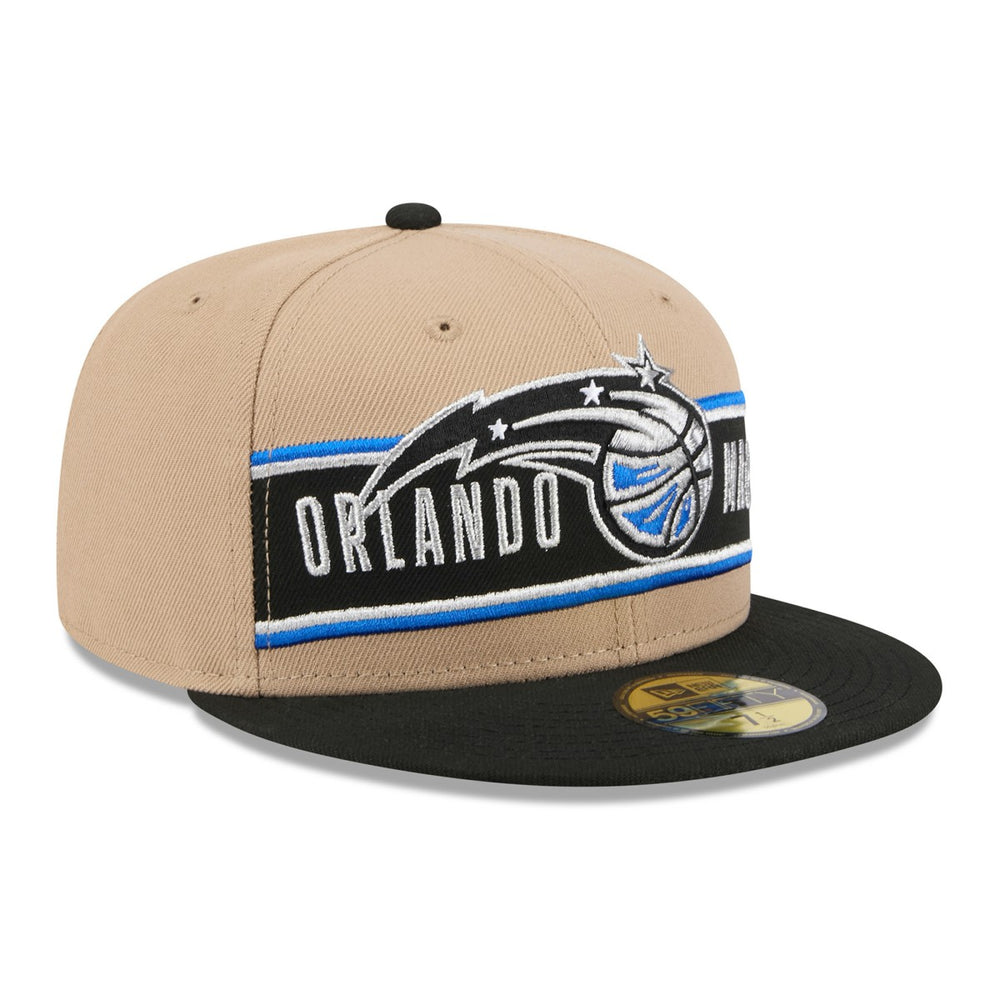 Orlando Magic 2024 NBA Draft 59FIFTY Fitted Hat Tan/Black - New Era