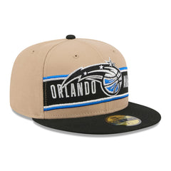 Orlando Magic 2024 NBA Draft 59FIFTY Fitted Hat Tan/Black - New Era