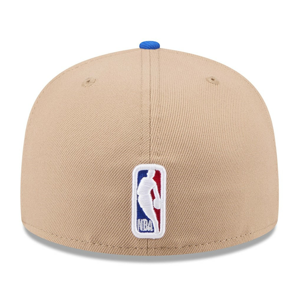 Dallas Mavericks 2024 NBA Draft 59FIFTY Fitted Hat Tan/Blue - New Era