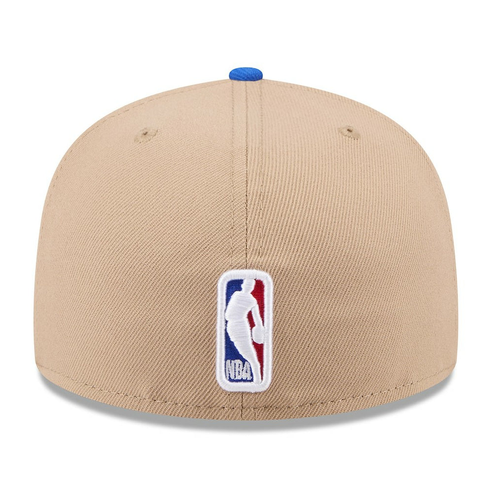Dallas Mavericks 2024 NBA Draft 59FIFTY Fitted Hat Tan/Blue - New Era