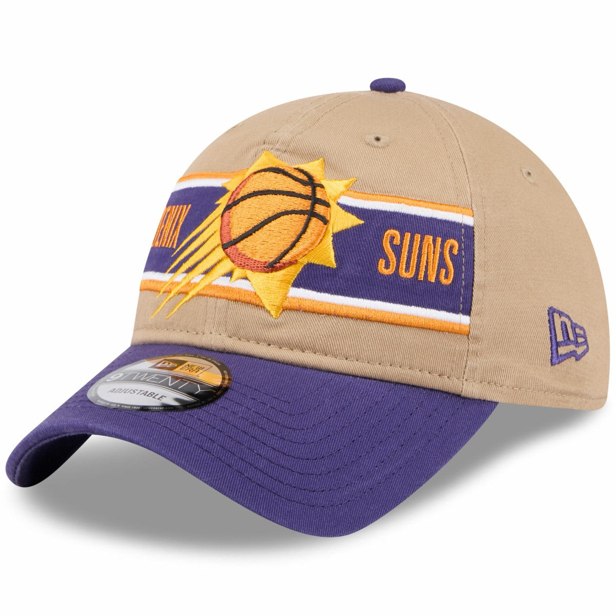 Phoenix Suns 2024 NBA Draft 9TWENTY Adjustable Hat Tan/Purple - New Era outlet