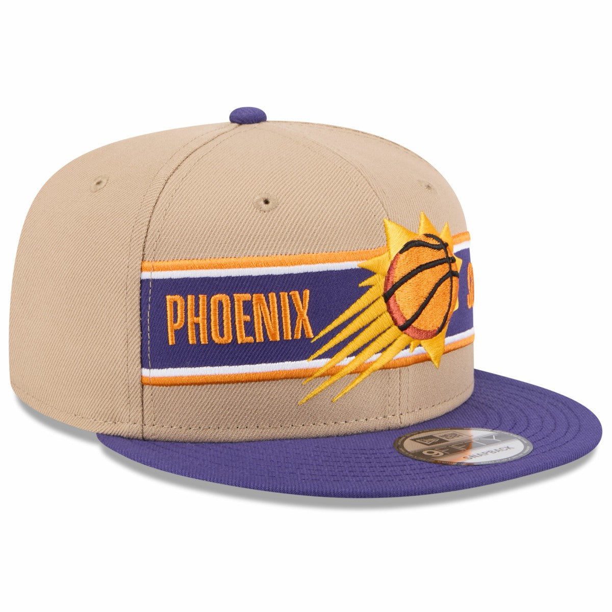 Phoenix Suns 2024 NBA Draft 9FIFTY Snapback Hat Tan/Purple - New Era
