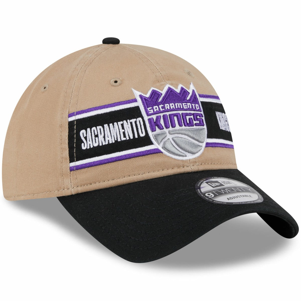 Sacramento Kings 2024 NBA Draft 9TWENTY Adjustable Hat Tan/Black - New Era