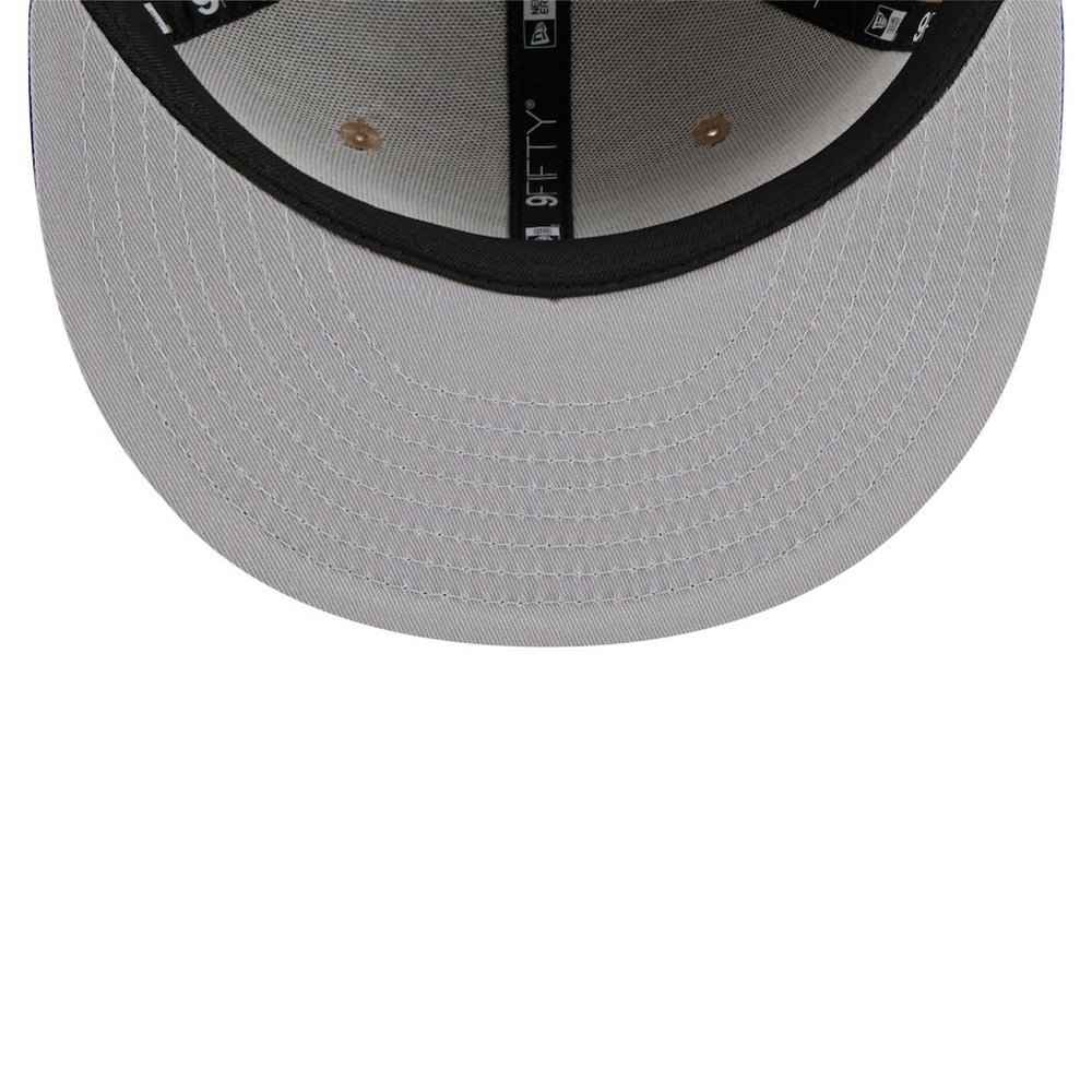 Golden State Warriors 2024 NBA Draft 9FIFTY Snapback Hat Tan/Royal - New Era