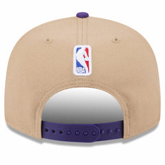 Los Angeles Lakers 2024 NBA Draft 9FIFTY Snapback Hat Tan/Purple - New Era outlet