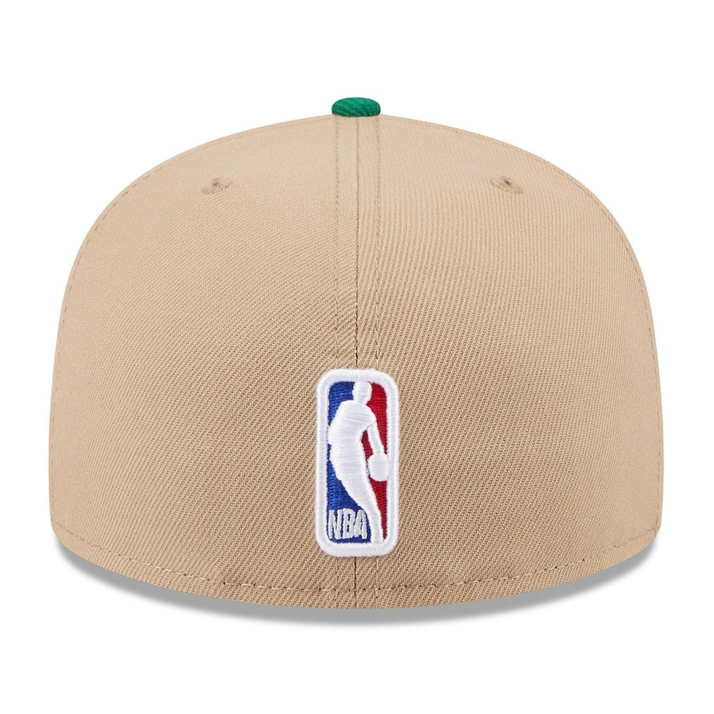 Boston Celtics 2024 NBA Draft 59FIFTY Fitted Hat Tan/Kelly Green - New Era