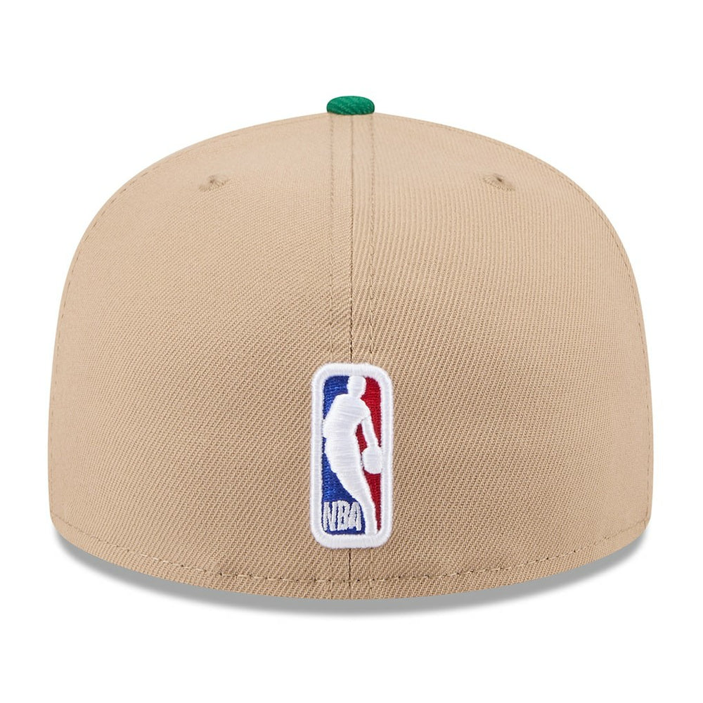 Boston Celtics 2024 NBA Draft 59FIFTY Fitted Hat Tan/Kelly Green - New Era