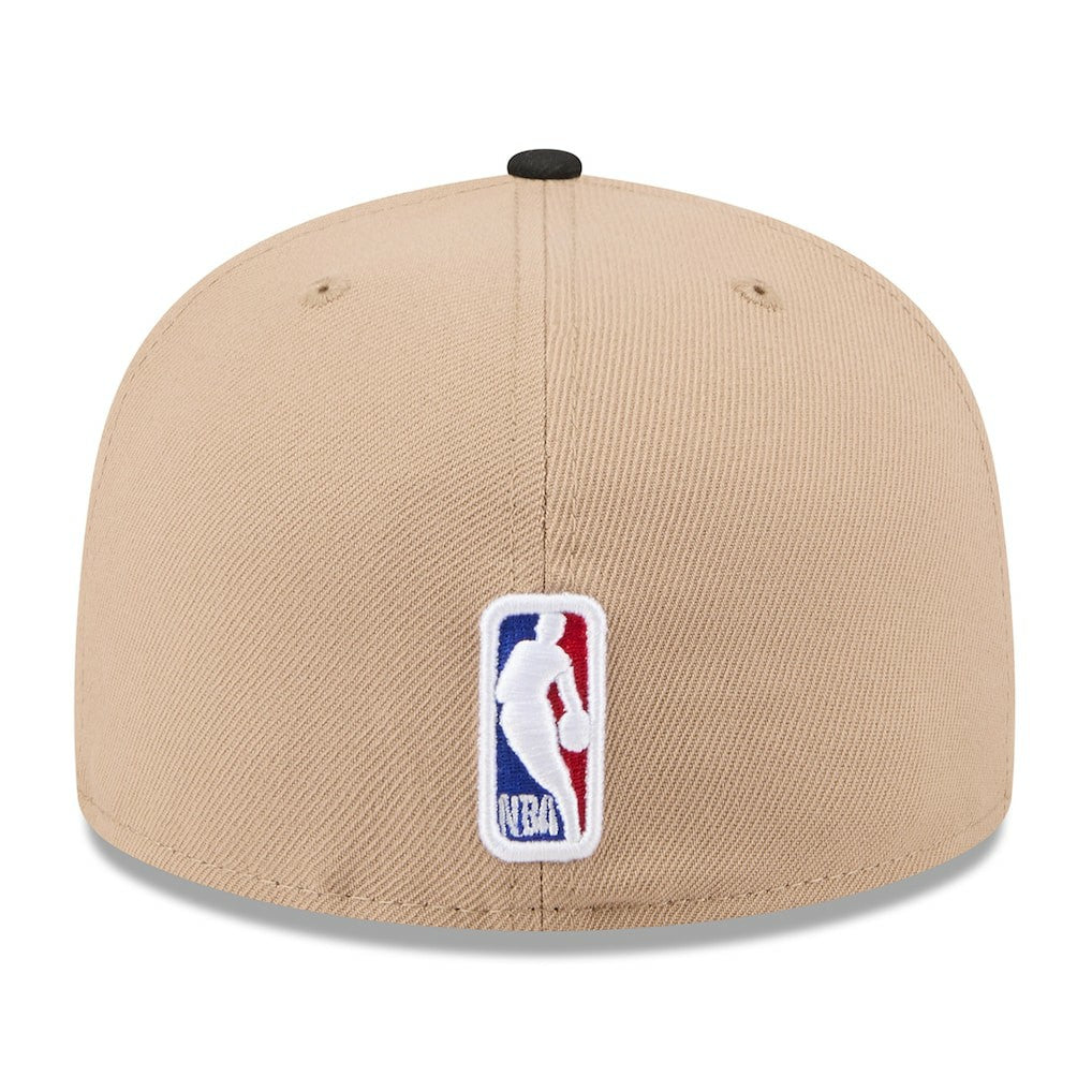 Brooklyn Nets 2024 NBA Draft 59FIFTY Fitted Hat Tan/Black - New Era
