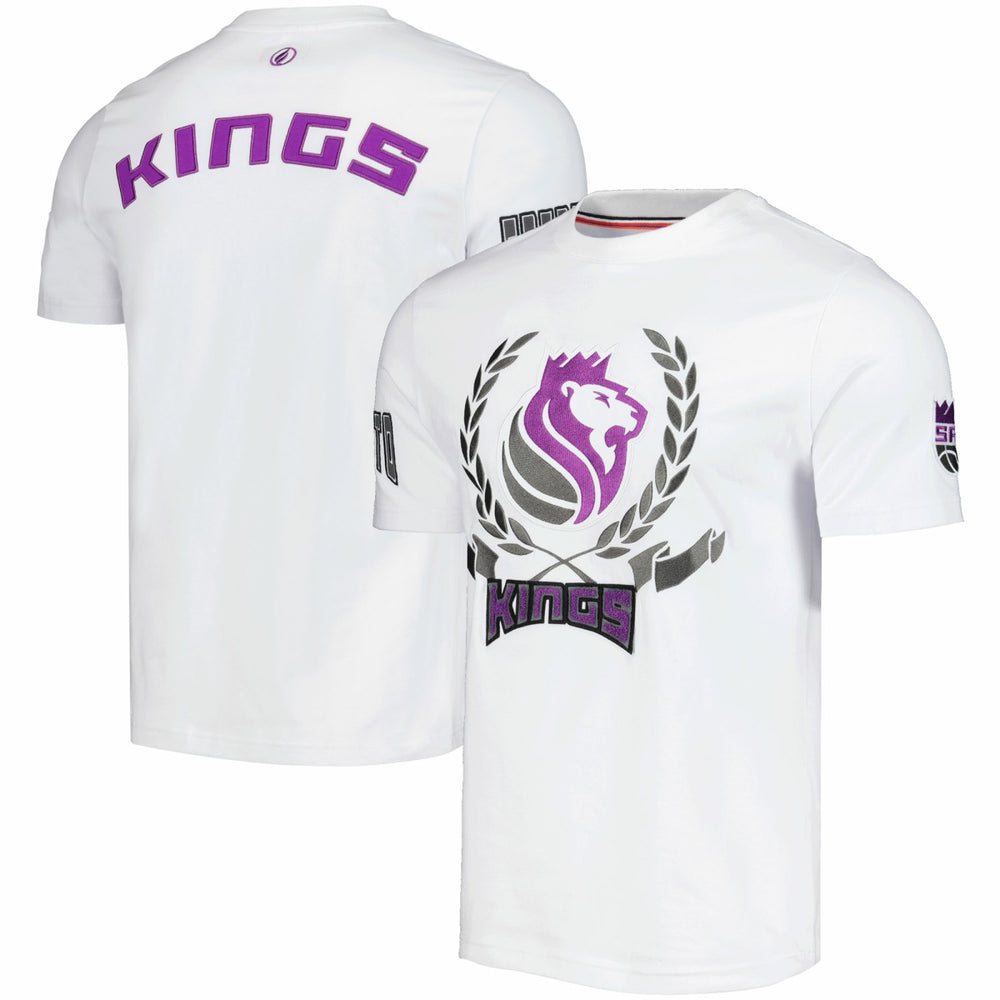 Sacramento Kings FISLL Unisex Heritage Crest T-Shirt White
