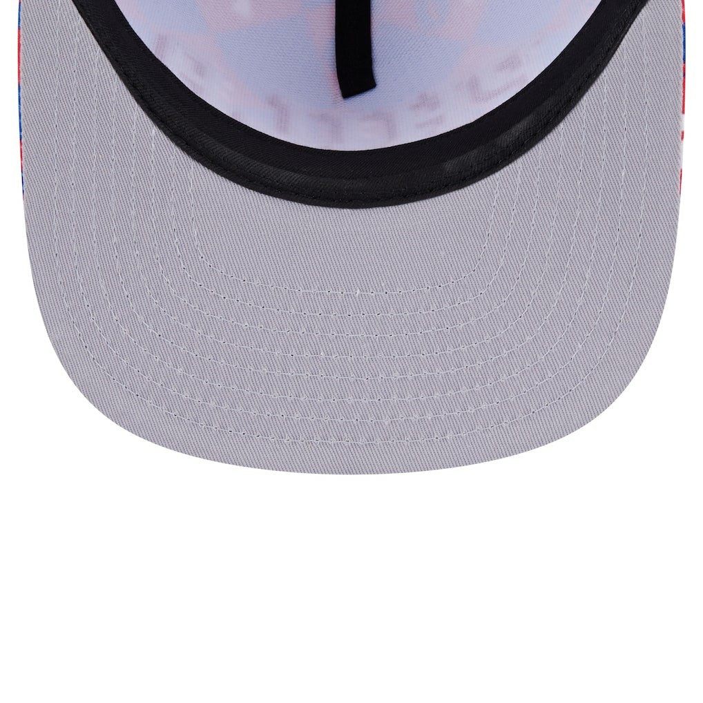 Philadelphia 76ers Seeing Diamonds A-Frame Trucker 9FIFTY Snapback Hat Royal - New Era