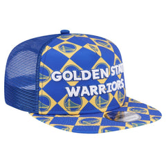 Golden State Warriors Seeing Diamonds A-Frame Trucker 9FIFTY Snapback Hat Royal - New Era outlet