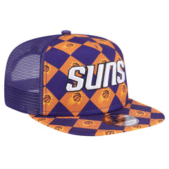 Phoenix Suns Seeing Diamonds A-Frame Trucker 9FIFTY Snapback Hat Purple - New Era