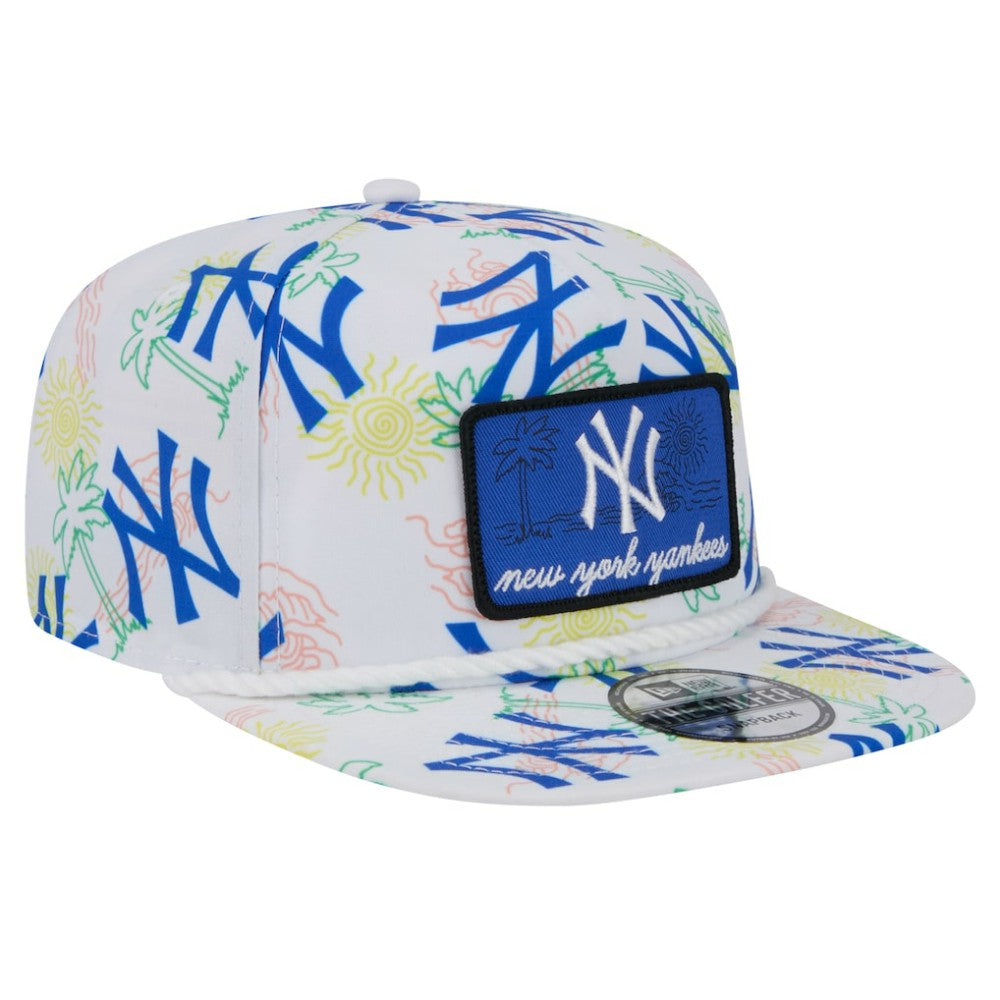 New York Yankees New Era Islander Golfer Snapback Hat - White Hats