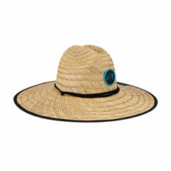 Carolina Panthers New Era NFL Training Camp Straw Lifeguard Hat - Natural Hats