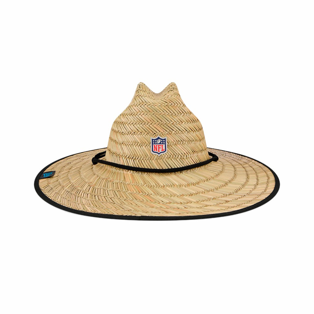 Carolina Panthers New Era NFL Training Camp Straw Lifeguard Hat - Natural Hats