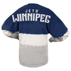 Winnipeg Jets Fanatics Women's Ombre Long Sleeve T-Shirt - Blue/Gray | US 200758421