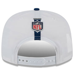 Dallas Cowboys New Era 2024 NFL Training Camp Golfer Snapback Hat - White/Navy Hats