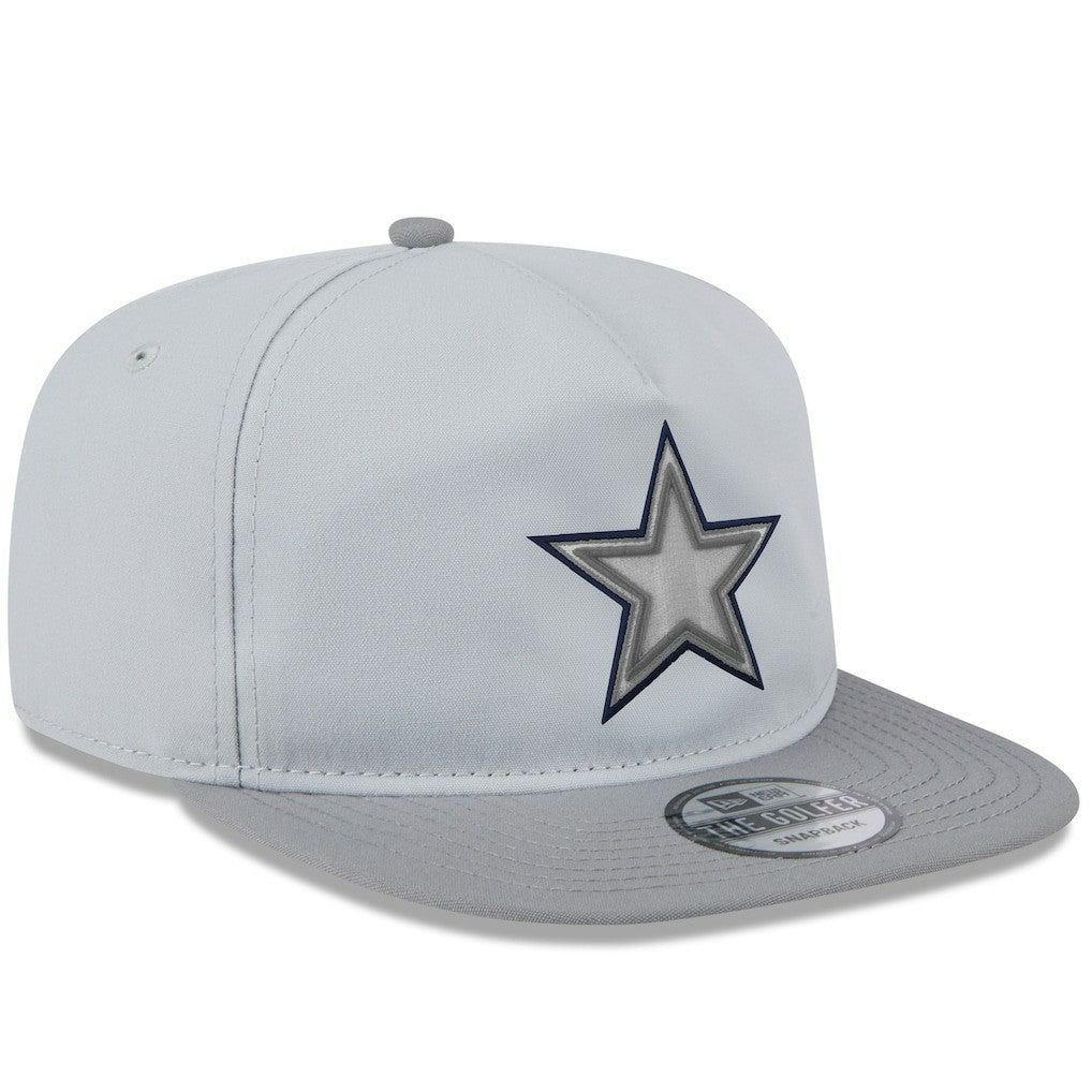 Dallas Cowboys New Era 2024 NFL Training Camp Golfer Snapback Hat - Gray Hats