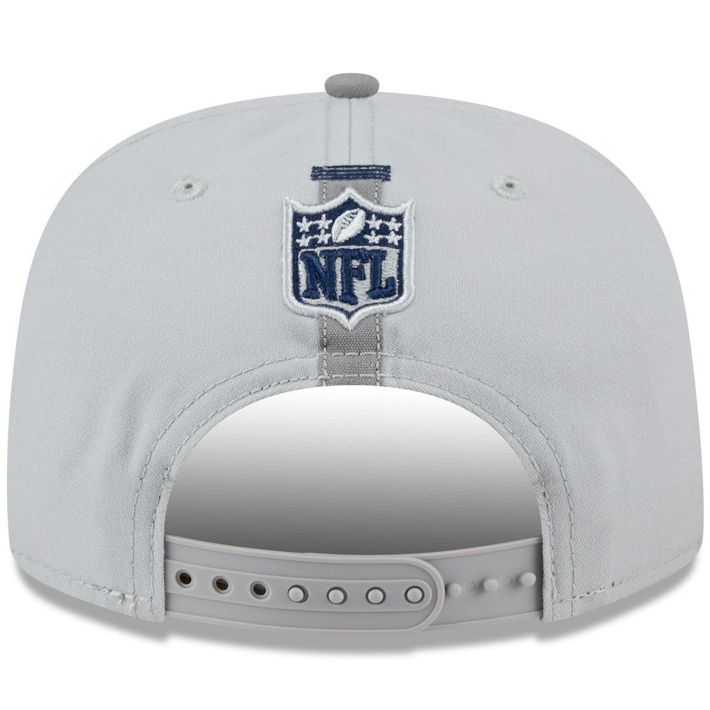 Dallas Cowboys New Era 2024 NFL Training Camp Golfer Snapback Hat - Gray Hats